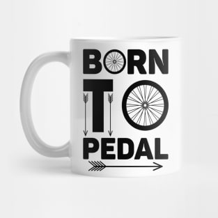 cycling, Born to Pedal Mug